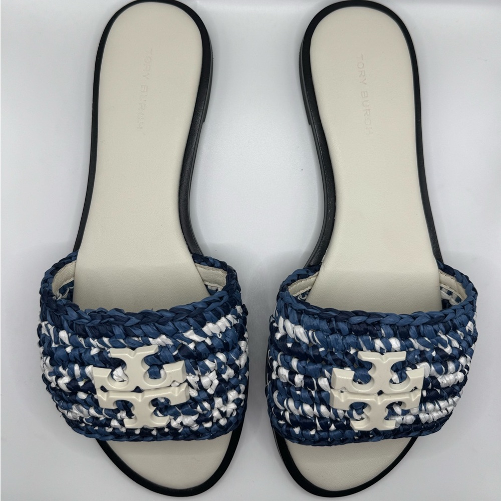 Tory Burch Everly Woven Slide Sandals – Size 8 – NEW With Box - Picture 5 of 5